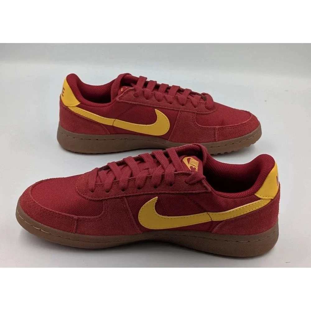 *NEW* Kids Size 4Y Nike Field General 82 GS Gym Red Team Gold Shoes IF0465-602‎